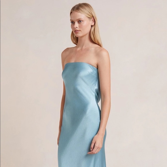 Bec + Bridge Moon Dance Strapless Maxi Dress Sea Spray - Picture 3 of 8